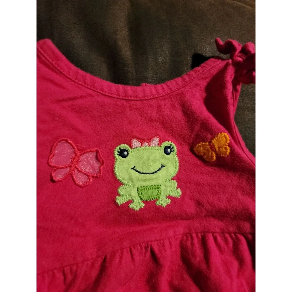 Crazy 8 pretty butterflies layette line frog‎ butterfly romper size 12 18 months